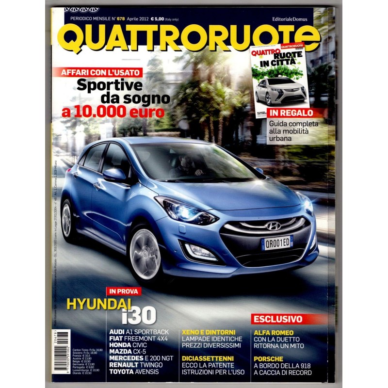 QUATTRORUOTE-n 678, aprile-2012