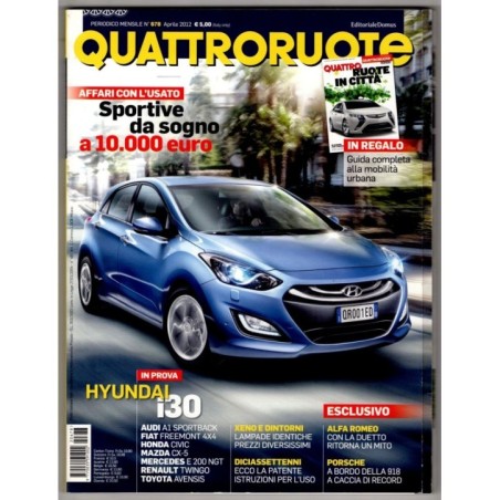 QUATTRORUOTE-n 678, aprile-2012