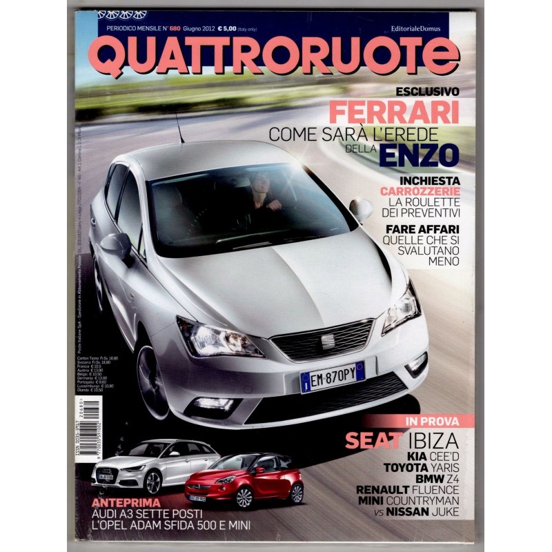 QUATTRORUOTE-n 680, giugno-2012