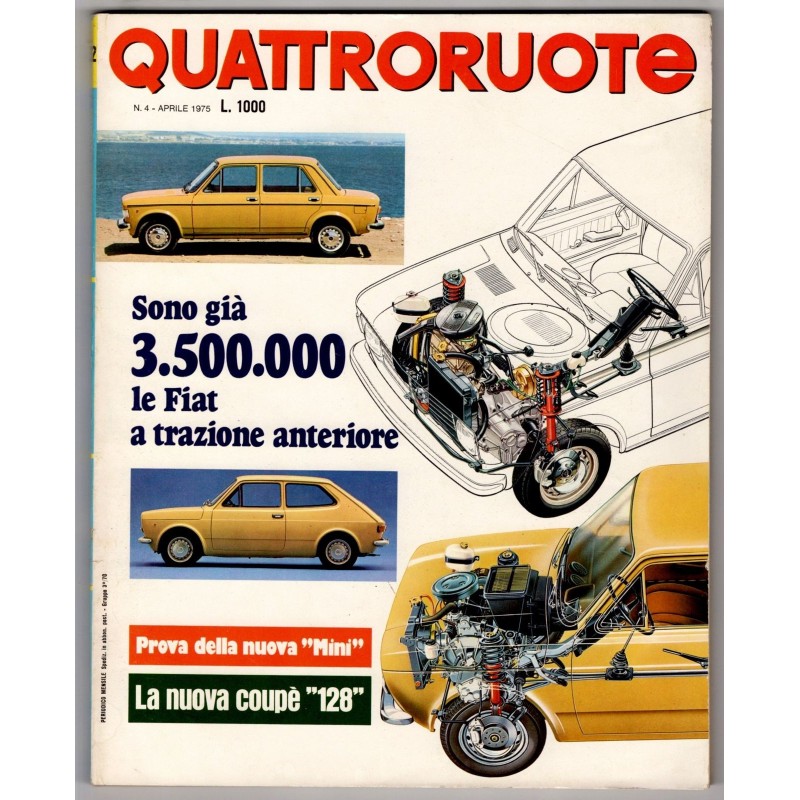 QUATTRORUOTE-n 232, aprile-1975