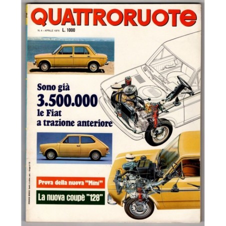QUATTRORUOTE-n 232, aprile-1975