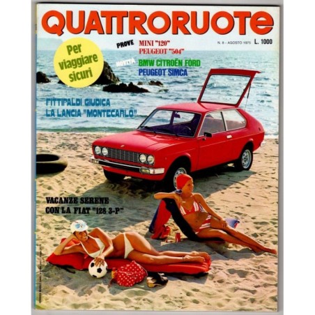 QUATTRORUOTE-n 236, agosto-1975