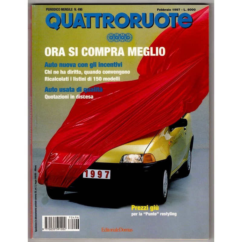 QUATTRORUOTE-n 496, febbraio-1997