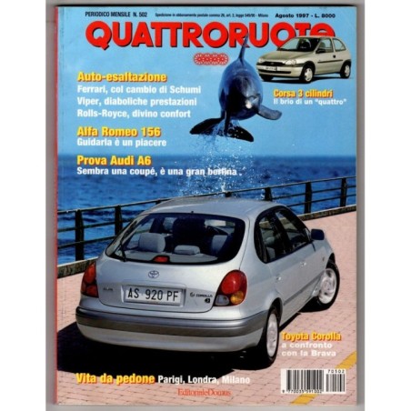 QUATTRORUOTE-n 502, agosto-1997