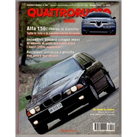 QUATTRORUOTE-n 499, maggio-1997