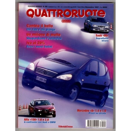 QUATTRORUOTE-n 505, novembre-1997