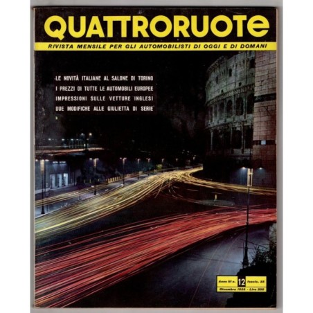 QUATTRORUOTE-fasc 35, dicembre-1958