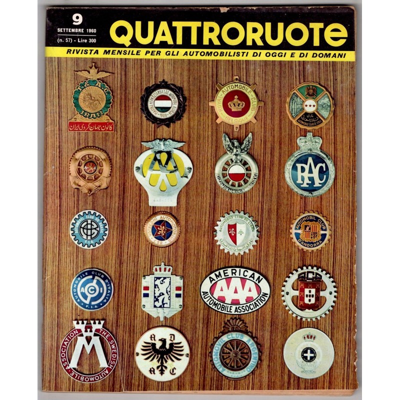 QUATTRORUOTE-n 57, settembre-1960