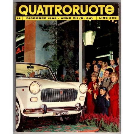 QUATTRORUOTE-n 84, dicembre-1962