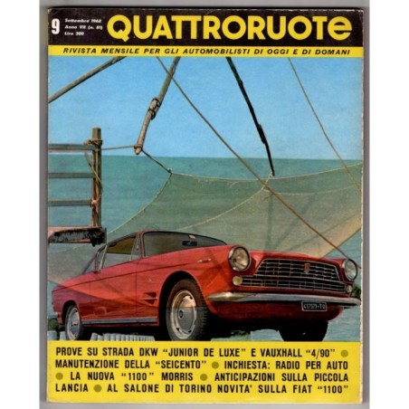 QUATTRORUOTE-n 81, settembre-1962