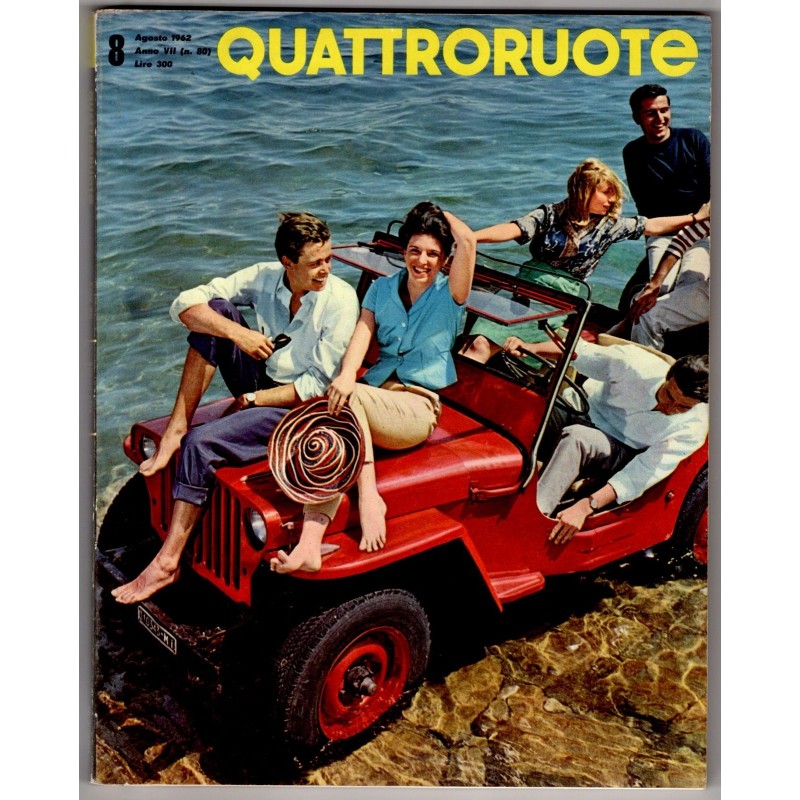 QUATTRORUOTE-n 80, agosto-1962
