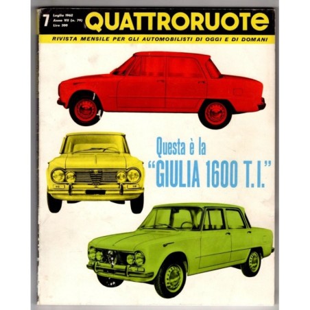 QUATTRORUOTE-n 79, luglio-1962