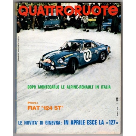 QUATTRORUOTE-n 183, marzo-1971