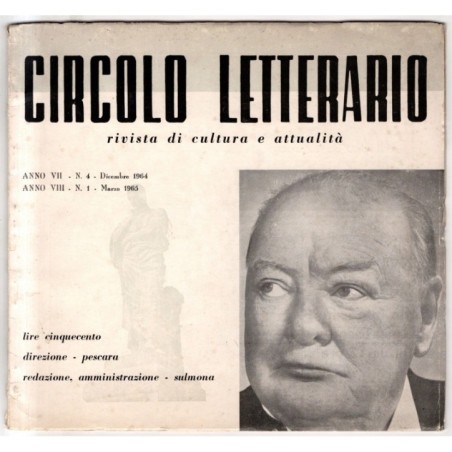 CIRCOLO LETTERARIO RIVISTA CULTURA ATTUALITÀ-n 4 dic 1964-n 1 mar 1965-1965