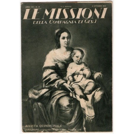 LE MISSIONI DELLA COMPAGNIA DI GESÙ-n 19, 6 ottobre-1933
