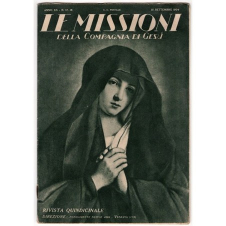 LE MISSIONI DELLA COMPAGNIA DI GESÙ-n 17-18, 15 settembre-1934