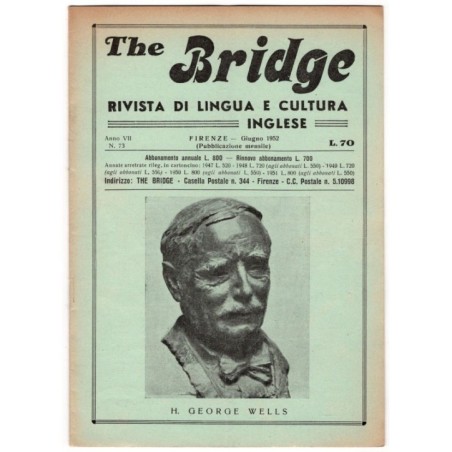 THE BRIDGE. RIVISTA DI LINGUA E CULTURA INGLESE-n 73, giugno-1952