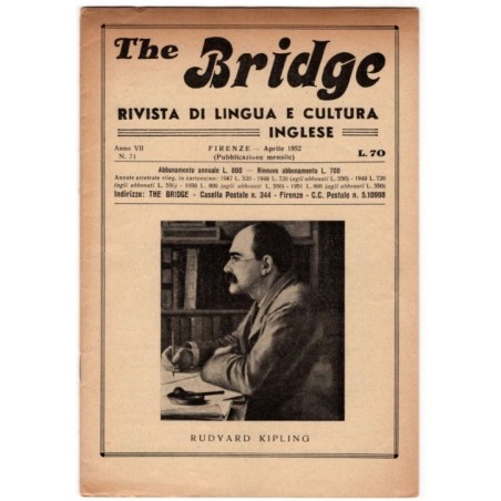 THE BRIDGE. RIVISTA DI LINGUA E CULTURA INGLESE-n 71, aprile-1952