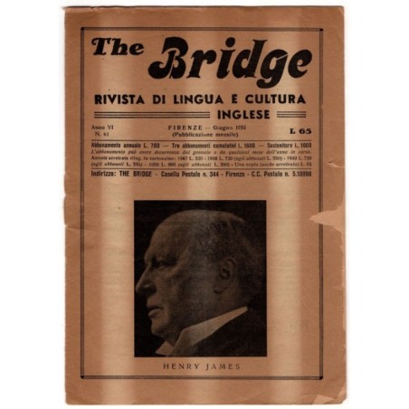 THE BRIDGE. RIVISTA DI LINGUA E CULTURA INGLESE-n 61, giugno-1951