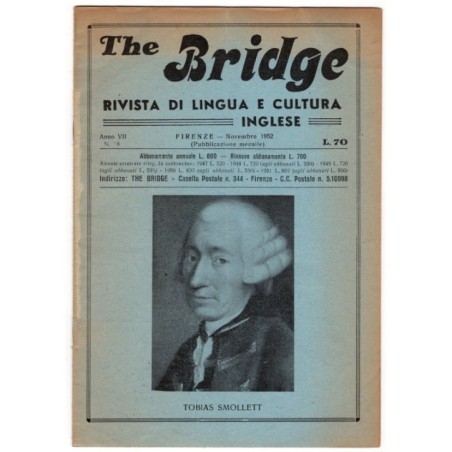 THE BRIDGE. RIVISTA DI LINGUA E CULTURA INGLESE-n 78, novembre-1952