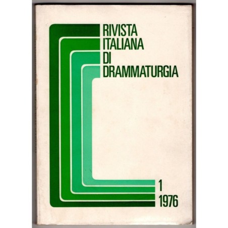 RIVISTA ITALIANA DI DRAMMATURGIA-n 1-1976