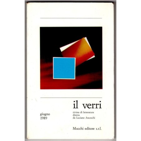 IL VERRI. RIVISTA DI LETTERATURA-n 10, giugno-1989