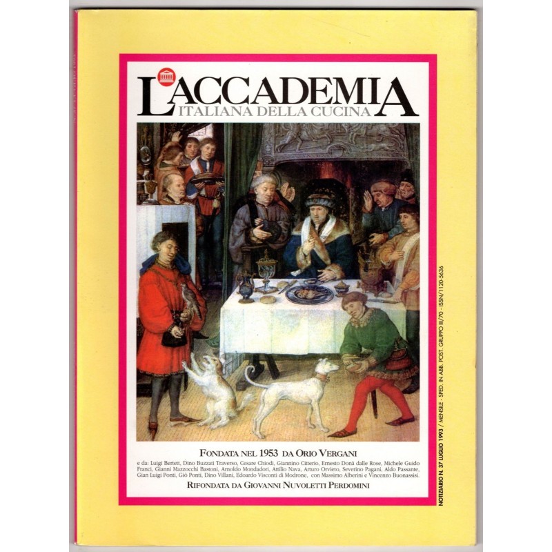 L'ACCADEMIA ITALIANA DELLA CUCINA-n 37, luglio-1993