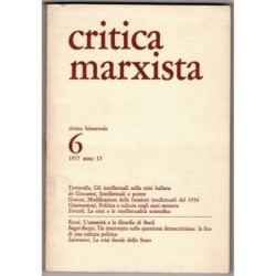 CRITICA MARXISTA-n 6, novembre/dicembre-1977