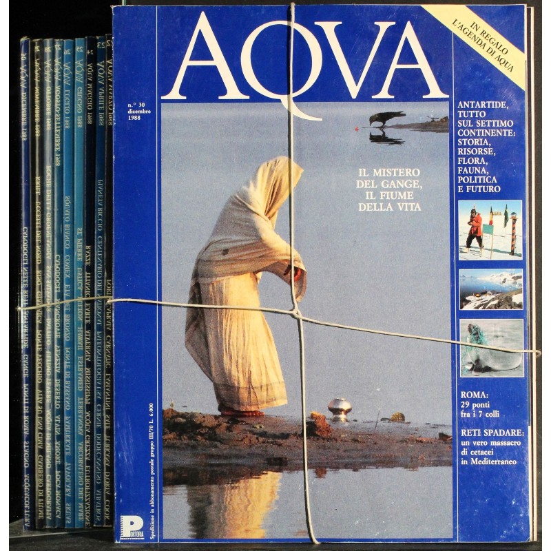 RACCOLTA RIVISTE AQUA-n 21-30, febbraio/dicembre-1988