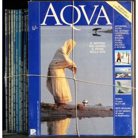 RACCOLTA RIVISTE AQUA-n 21-30, febbraio/dicembre-1988