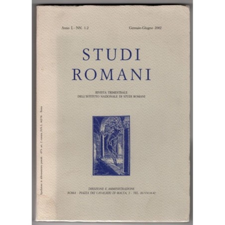 STUDI ROMANI-nn 1-2, gennaio/giugno-2002