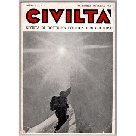 CIVILTA'. RIVISTA DOTTRINA POLITICA E CULTURA-n 2, settembre/ottobre-1973
