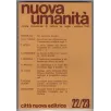 NUOVA UMANITÀ. RIVISTA BIMESTRALE DI CULTURA-n 22-23, luglio/ottobre-1982