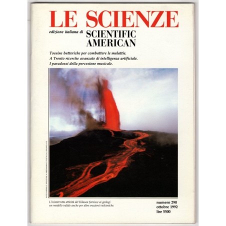 LE SCIENZE. EDIZIONE ITALIANA DI SCIENTIFIC AMERICAN-n 290, ottobre-1992