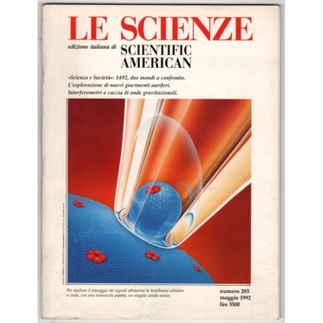 LE SCIENZE. EDIZIONE ITALIANA DI SCIENTIFIC AMERICAN-n 285, maggio-1992