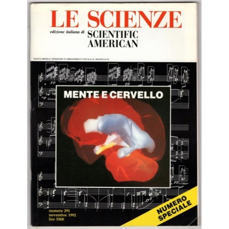 LE SCIENZE. EDIZIONE ITALIANA DI SCIENTIFIC AMERICAN-n 291, novembre-1992
