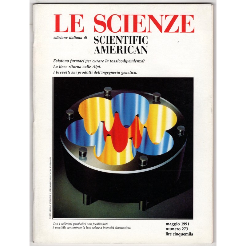 LE SCIENZE. EDIZIONE ITALIANA DI SCIENTIFIC AMERICAN-n 273, maggio-1991