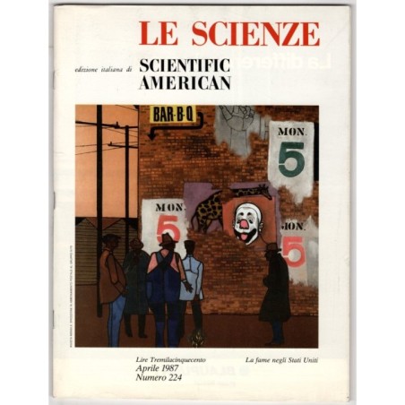 LE SCIENZE. EDIZIONE ITALIANA DI SCIENTIFIC AMERICAN-n 224, aprile-1987
