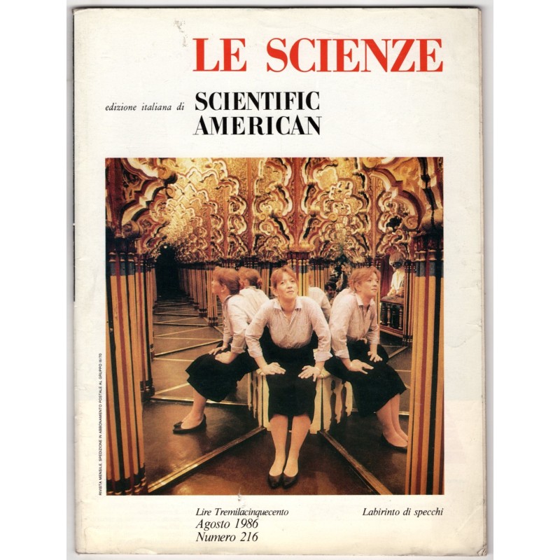 LE SCIENZE. EDIZIONE ITALIANA DI SCIENTIFIC AMERICAN-n 216, agosto-1986