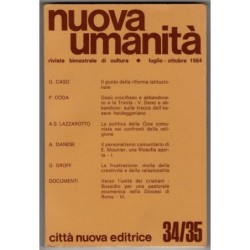NUOVA UMANITÀ. RIVISTA BIMESTRALE DI CULTURA-n 34-35, luglio/ottobre-1984