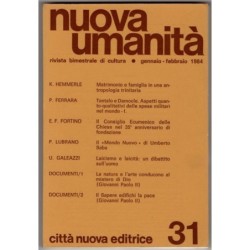 NUOVA UMANITÀ. RIVISTA BIMESTRALE DI CULTURA-n 31, gennaio/febbraio-1984