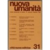 NUOVA UMANITÀ. RIVISTA BIMESTRALE DI CULTURA-n 31, gennaio/febbraio-1984