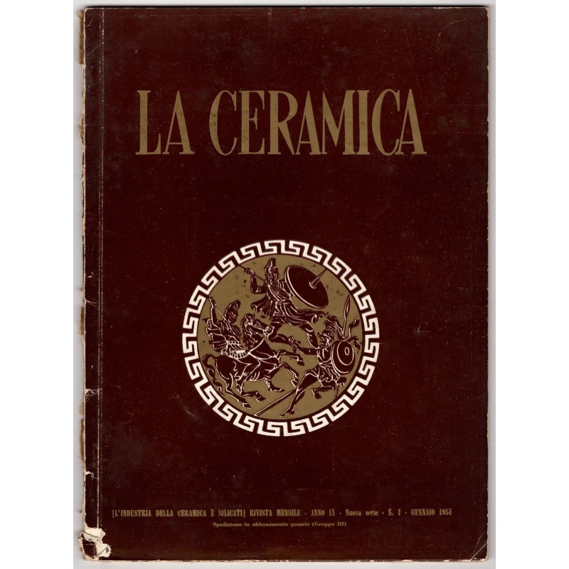 LA CERAMICA-n 1, gennaio-1954
