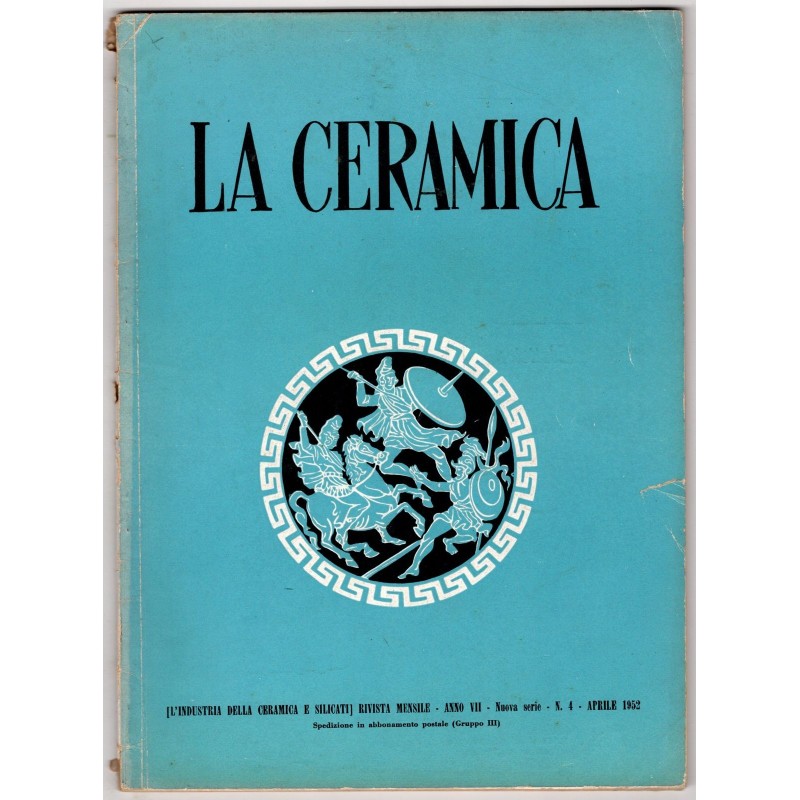 LA CERAMICA-n 4, aprile-1952