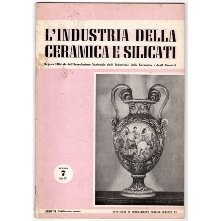 L'INDUSTRIA DELLA CERAMICA E SILICATI-n 7, luglio-1951