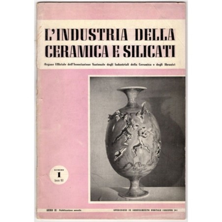 L'INDUSTRIA DELLA CERAMICA E SILICATI-n 1, gennaio-1951