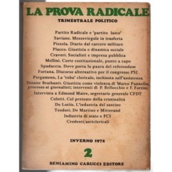 LA PROVA RADICALE-n 2, inverno-1972