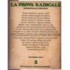 LA PROVA RADICALE-n 2, inverno-1972