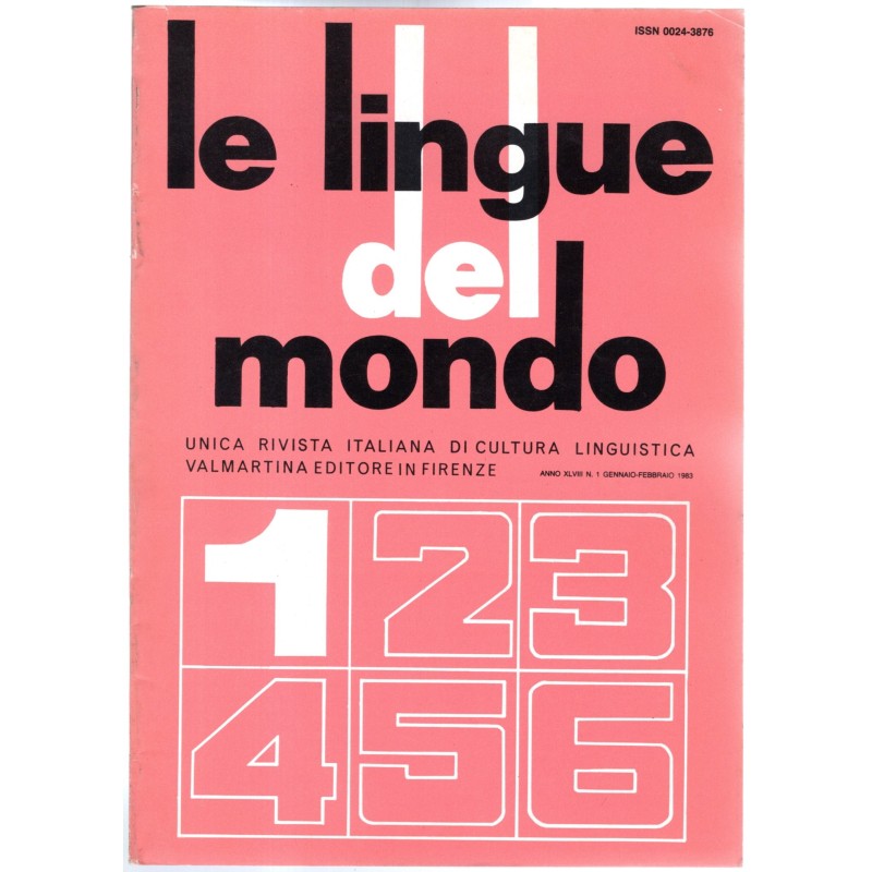 LE LINGUE DEL MONDO-n 1, gennaio/febbraio-1983