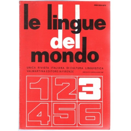 LE LINGUE DEL MONDO-n 3, maggio/giugno-1982